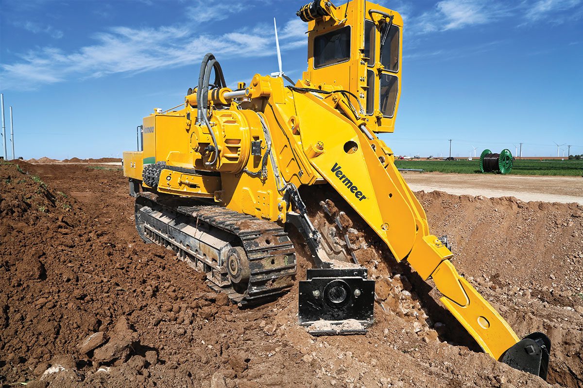 Vermeer T955III Trenching